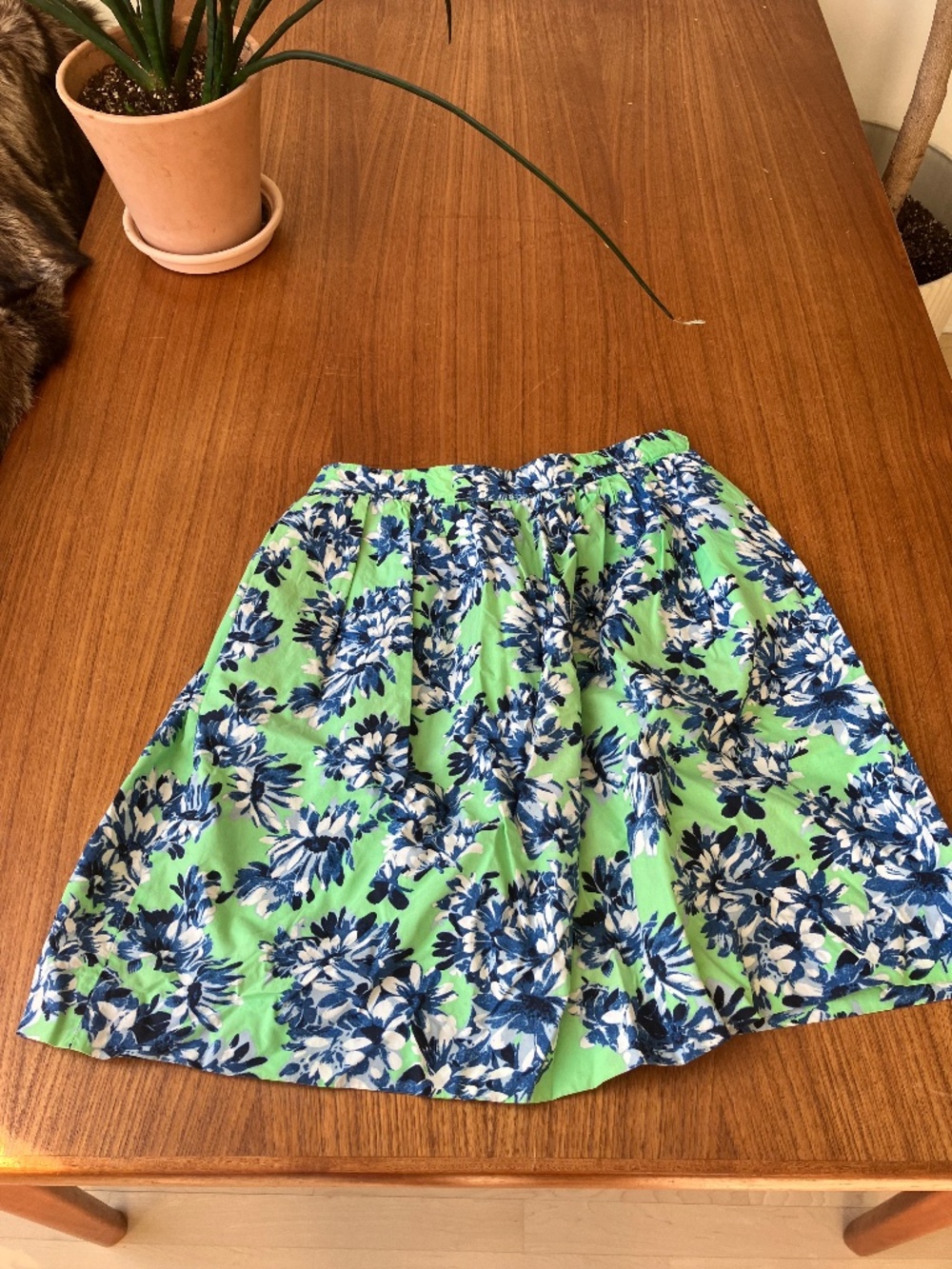 JCREW floral skirt